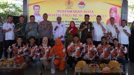 Musyawarah Kota (Muskot) ke-3 Persatuan Gateball Seluruh Indonesia (Pergatsi) Kota Palu tahun 2023, pada Kamis, 14 September 2023 di Winners Sport Center, Kecamatan Ulujadi, Kota Palu. Foto: Istimewa
