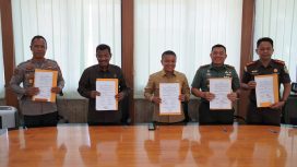Penandatanganan nota kesepahaman pendapatan pajak daerah Kota Palu. Foto: Istimewa