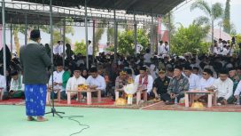 Suasana Peringatan Hari Santri Nasional (HSN) Tahun 2023, di Pondok Pesantren An-Nur Buuts Kota Palu, Minggu 22 Oktober 2023. Foto: Dok. DPRD Sulteng