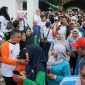 Wali Kota Palu Lepas Jalan Santai HUT ke-52 Korpri. Foto: Istimewa