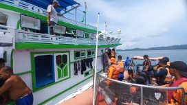 ABK Kapal Pajeko Hilang di Perairan Banggai Laut, Sulawesi Tengah, Sabtu, 9 Desember 2023. Foto: Istimewa