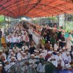 Antusias Ribuan Umat Islam di Haul ke-55 Guru Tua dan KH. Amin ke-23 di Kabupaten Tojo Una-una, Sabtu, 23 Desember 2023. Foto: paluposo/JF