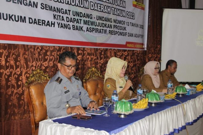 
 Pemda Parigi Moutong Sosialisasikan Teknis Penyusunan Produk Hukum Daerah. Foto: Istimewa