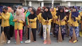Anggota Padat Karya Kota Palu. Foto: Istimewa
