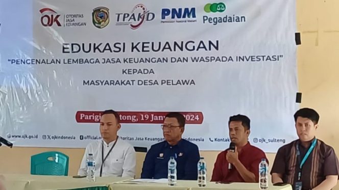 
 TPKAD Parigi Moutong dan OJK Gelar Edukasi Keuangan, Jumat 19 Januari 2024. Foto: Istimewa