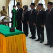 Pj Bupati Parigi Moutong Lantik 6 Pejabat Tinggi Pratama Daerah setempat, Senin, 22 Januari 2024. Foto: Istimewa