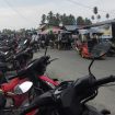 Suasana Pasar Sore Ampana jelang pergantian Tahun Baru 2024, Minggu 31 Desember 2023 sore. Foto: JF-PP