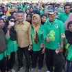Wali Kota Palu, Hadianto Rasyid saat memberikan arahan dalam pelaksanaan Apel Bersama seluruh anggota Padat Karya pada Kamis, 31 Agustus 2023, di Halaman Kantor Wali Kota Palu. Foto: Dok. Pemkot Palu