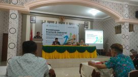 Kepala Bappelitbangda Kabupaten Parigi Moutong Irwan secara resmi membuka kegiatan Pembinaan Statistik Sektoral (PSS), di Hotel Anutapura, Kelurahan Kampal, Kecamatan Parigi, Kamis 8 Maret 2024. Foto: Diskominfo Parimo