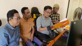 Muhammad Ikbal selaku Ketua dan Abdee Mari selaku Sekretaris AMSI Sulteng saat mendampingi seluruh proses verifikasi media di Parigi Moutong, Senin 18 Maret 2024. Foto: Dok. AMSI