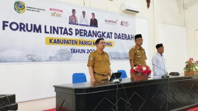 
 Bappelitbangda Parimo Gelar Forum Lintas Perangkat Daerah, Selasa 26 Maret 2024.