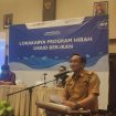 Kepala DKP Sulteng, Moh. Arif Latjuba saat menyampaikan sambutan pada Lokakarya Program Hibah USAID Ber-IKAN di salah satu hotel di Kota Palu, Senin 29 Januari 2024. Foto: Istimewa