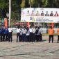 Upacara Peringatan Hari Ulang Tahun (HUT) ke-22 Kabupaten Parigi Moutong, Sulawesi Tengah, berlangsung di halaman Kantor Bupati Parigi Moutong, Senin, 22 April 2024.