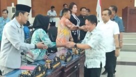 DPRD Apresiasi LKPJ Bupati Parimo Tahun 2023. Foto: Diskominfo Parimo