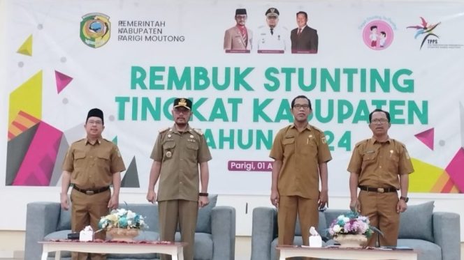 
 Bappelitbangda Gelar Rembuk Stunting 2024, Senin 1 April 2024. Foto: Diskominfo Parimo