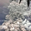 Gunung Ruang di Kabupaten Kepulauan Siau Tagulandang Biaro (Sitaro), Sulawesi Utara, kembali erupsi, Selasa 30 April 2024. Foto: Istimewa