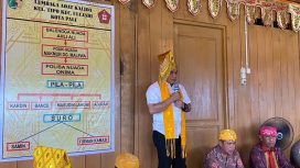 Resmikan Rumah Adat Kaili, Wali Kota Hadianto: Dewan Adat Punya Peran Penting. Foto: Istimewa