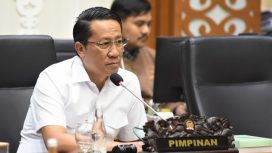 Ketua Badan Legislasi DPR RI Supratman Andi Agtas saat membuka RDPU tersebut dengan agenda pemantauan dan peninjauan undang-undang yang terkait dengan Sandang di Gedung Nusantara I, Senayan, Jakarta pada Rabu (21/6/2023). Foto: DPR RI