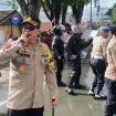 Kapolres Palu Kombes Pol. Barliansyah, saat perintahkan menembak ke massa pengunjuk rasa. Foto; Istimewa