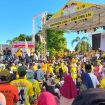 Ribuan Pendukung Erwin Burase-Abdul Sahid Padati Kampanye Akbar di Tinombo. Foto: Istimewa
