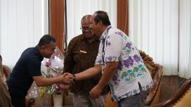 Pertemuan Wali Kota Palu dan KPP Pratama Palu. Foto: Istimewa