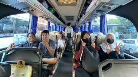 Wajah-wajah bahagia para pemudik yang siap kembali ke kampung halaman dengan program Mudik Gratis 2025 dari Pemkot Palu. Foto: Pemkot Palu 