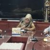 Ketua DPRD Sulteng, Muhammad Arus Abdul Karim, bersama jajaran Pemkab Parigi Moutong membahas kesiapan Pemungutan Suara Ulang (PSU) Pilkada Parimo 2025 dalam pertemuan di ruang rapat Bupati, Senin 24 Maret 2025. Foto: Diskominfo Parigi Moutong 