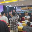 Musyawarah Olahraga Provinsi (Musorprov) Komite Olahraga Nasional Indonesia (KONI) Sulawesi Tengah (Sulteng) berakhir ricuh, Jumat 21 Maret 2025. Foto: Istimewa