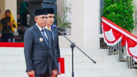 Gubernur Sulteng Pimpin Upacara Peringatan Hari Lahir Pancasila. Foto: Tim Media Sulteng