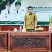Bupati Parigi Moutong, Erwin Burase, bersama Wakil Bupati Abdul Sahid, memimpin rapat perdana bersama jajaran Pemerintah Parigi Moutong, Senin (16/6/2025). Foto: Diskominfo Parimo 