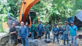 Gakkumhut Sita Excavator Tambang Emas Ilegal di Parigi Moutong. Foto: Istimewa 