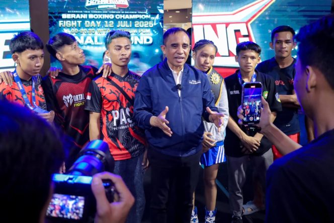 
 Gubernur Anwar Hafid: Tinju Harus Jadi Kebanggaan Sulteng. Foto: Tim Media Gubernur Sulteng 