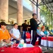 Bupati Parigi Moutong, Erwin Burase, menyampaikan arahan saat memimpin Apel Bersama ASN di halaman Kantor Bupati, Jumat pagi, 25 Juli 2025. Foto: Diskominfo Parimo