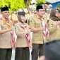 Bupati Erwin Burase Terima Lencana Pancawarsa di Hari Pramuka. Foto: Tim Media Gubernur Sulteng 