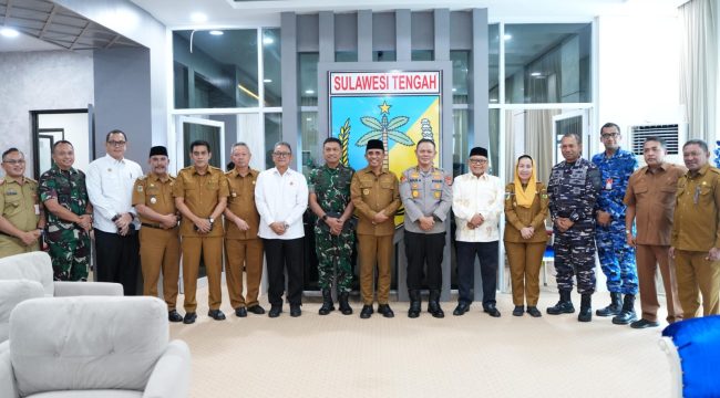 Forkopimda Sulteng Kompak Berantas Tambang Ilegal. Foto: Tim Media Gubernur Sulteng 