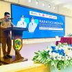 Erwin Burase menyampaikan apresiasi atas kegiatan rakor stunting Parigi Moutong 2025. Foto: Pemda Parigi Moutong.