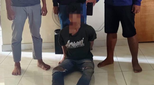 Tim Resmob Polres Parigi Moutong menangkap pelaku pencurian iPhone 15 Pro Max di Parigi, Jumat (3/10/2025). Foto: Istimewa 