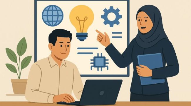 Pemda Parigi Moutong berdiskusi membahas inovasi dan alih teknologi dalam penyusunan Raperda Kekayaan Intelektual. Ilustrasi Foto: PPID