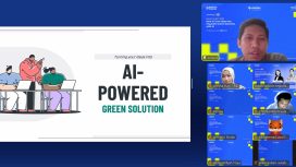 Webinar Just on Indibiz Insight yang digelar Indibiz KTI menyoroti peran kecerdasan buatan (AI) dalam mendorong inovasi bisnis hijau dan solusi berkelanjutan bagi generasi muda. Foto: Telkom Regional 5