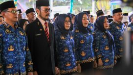 Suasana pelantikan pejabat struktural Pemerintah Kabupaten Parigi Moutong yang dipimpin langsung oleh Bupati Erwin Burase, Jumat (30/1/2026). Foto: Diskominfo Parigi Moutong