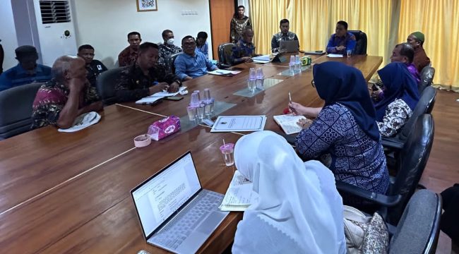 Rapat Satgas Penyelesaian Konflik Agraria (PKA) Sulawesi Tengah bersama perwakilan warga dan OPD membahas konflik lahan PT CAS di Bungku Utara, Morowali Utara, Kamis (29/1/2026). Foto: Istimewa 