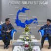 Gubernur Sulawesi Tengah Anwar Hafid menerima audiensi Kepala BPS Sulawesi Tengah di Kantor Gubernur dalam rangka penguatan kebijakan pembangunan berbasis data. Foto: Pemprov Sulteng