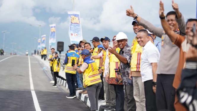 
 Jembatan Palu IV dan Elevated Road Resmi Beroperasi. Foto: Jufri/Pemkot Palu