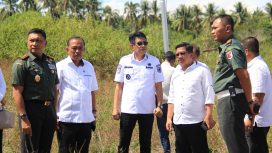 Pemda Parigi Moutong Siapkan Lahan untuk Denpom dan Korem, Pangdam Tinjau 3 Lokasi. Foto: Pemda Parigi Moutong