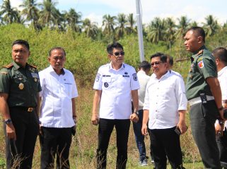 Pemda Parigi Moutong Siapkan Lahan untuk Denpom dan Korem, Pangdam Tinjau 3 Lokasi. Foto: Pemda Parigi Moutong