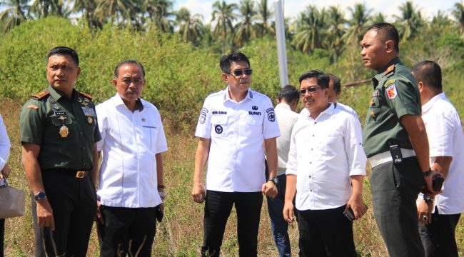 Pemda Parigi Moutong Siapkan Lahan untuk Denpom dan Korem, Pangdam Tinjau 3 Lokasi. Foto: Pemda Parigi Moutong