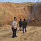 Lokasi longsor di WPR Kayuboko Parigi Moutong yang ditinjau Dinas ESDM Sulteng