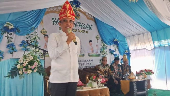
 Halal Bihalal di Tomini, Anwar Hafid Ajak Warga Tinggalkan Sekat dan Prasangka untuk Membangun Daerah. Foto: Pemda Parigi Moutong 