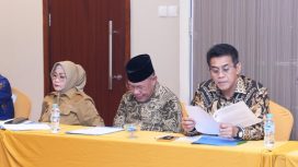 Erwin Burase menyoroti pencegahan narkoba dalam rakor Pemprov Sulawesi Tengah. Foto: Pemda Parigi Moutong 