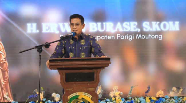 Bupati Parigi Moutong Erwin Burase. Foto: Dok. Pemda Parigi Moutong